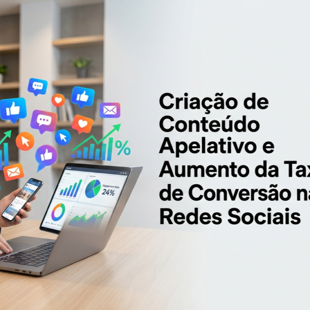 Criação de conteúdo apelativo e aumento da taxa de conversão nas redes sociais